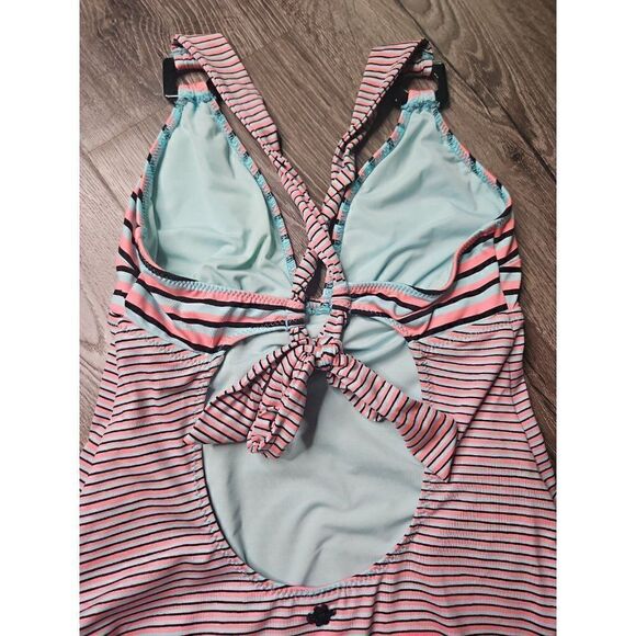 Nanette Lepore High Cut Strappy One Piece Swimsuit Women's Size Medium - Picture 3 of 4